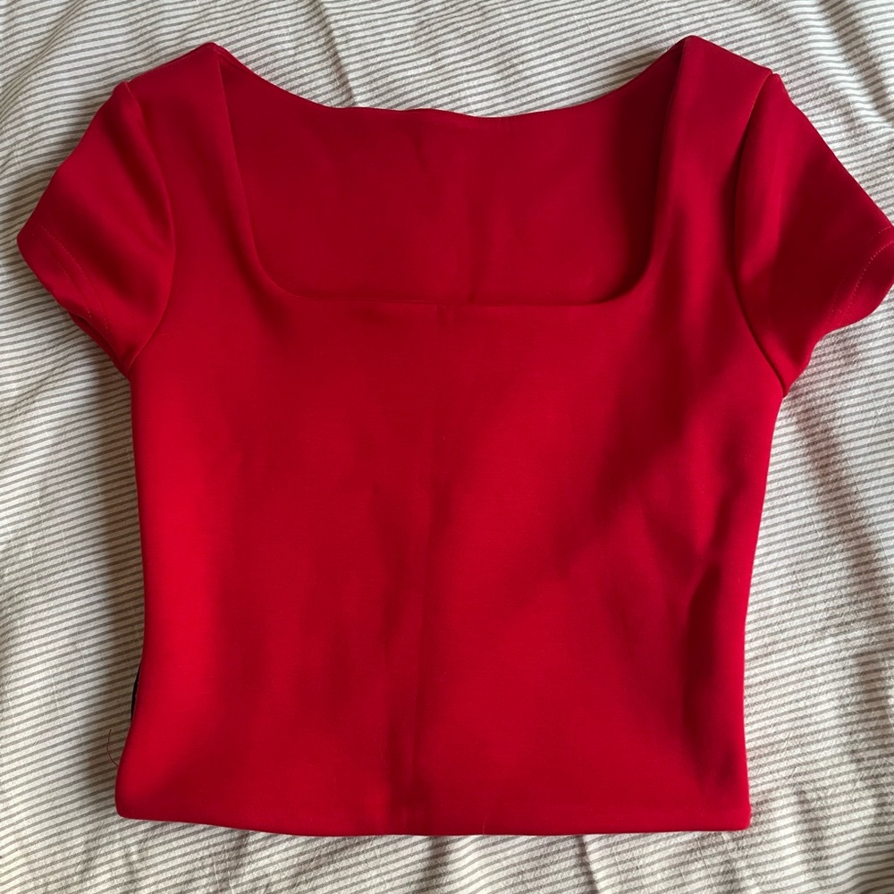 Elegant Red Women's Top